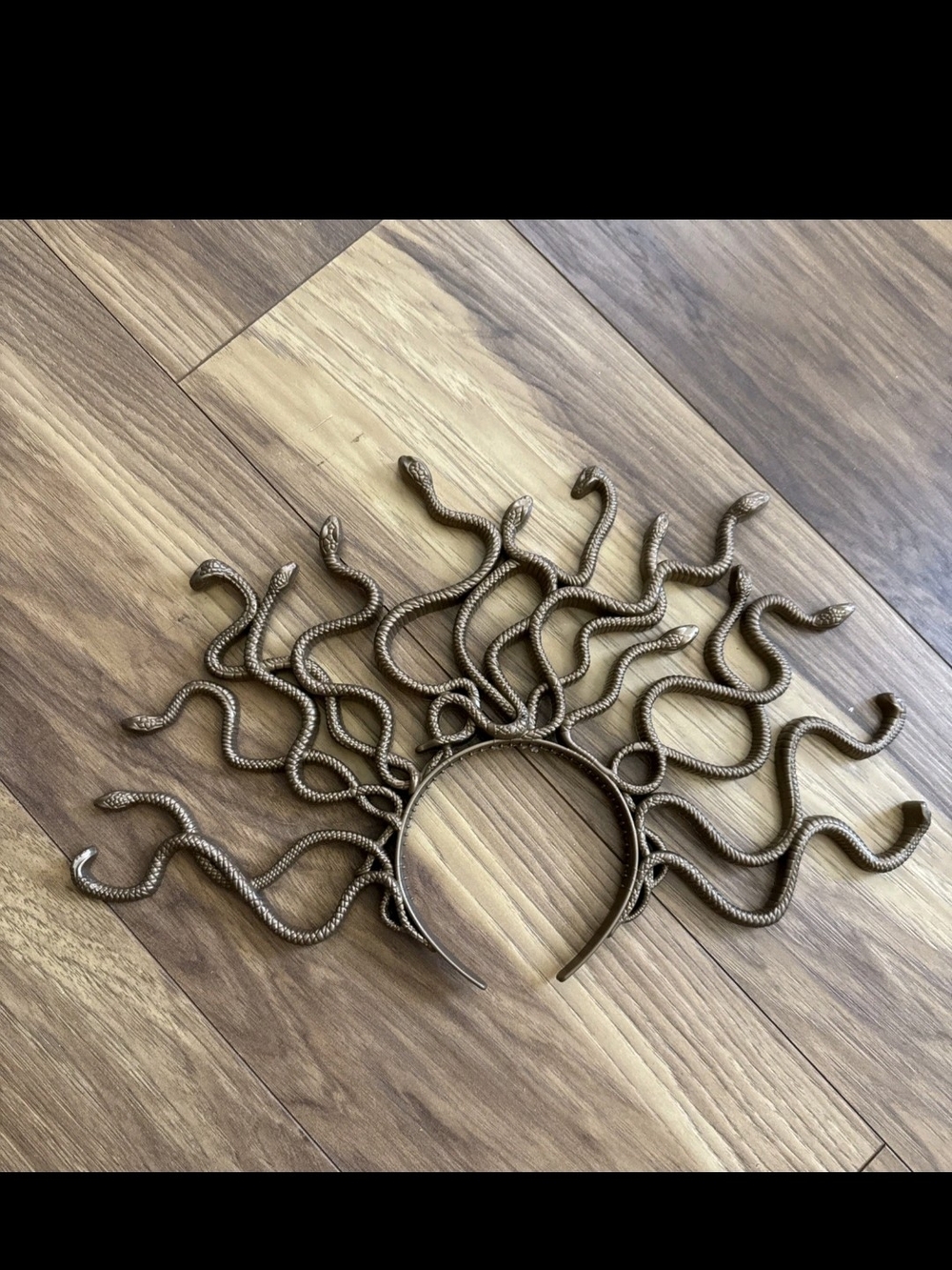 Medusa Snake Headband Gold